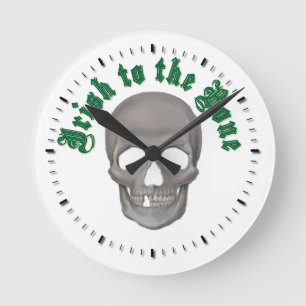 Irish to the Bone Round Clock