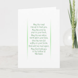 Irish Toast Card