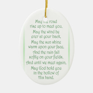 Irish Toast Ceramic Tree Decoration