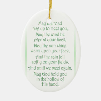 Irish Toast Ceramic Tree Decoration