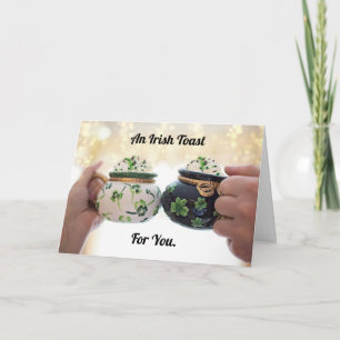 Irish Toast Folded Greeting Card