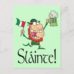 Irish Toast Sláinte Postcard