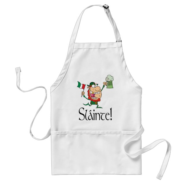 Irish Toast Sláinte Standard Apron (Front)