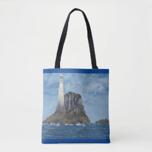 Irish Tote Bag, Fastnet Lighthouse, Cork Ireland Bag
