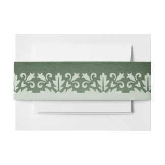 Irish Traditional Wedding Invitation Belly Band