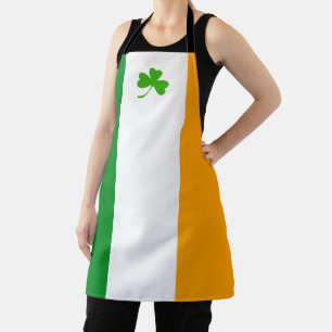 Irish Tricolor Flag Patriotic Apron