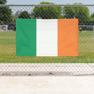 Irish tricolour flag patriotic Saint Patrick's Day Banner