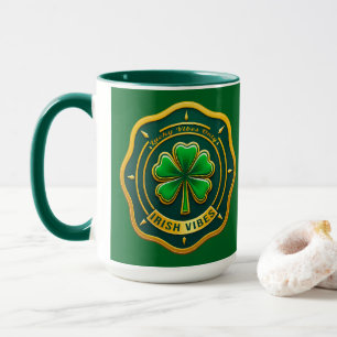 Irish Vibes Club St Patrick’s Day - caneca Mug