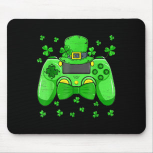 Irish Video Game Controller Bow Tie St Patricks Da Mouse Mat