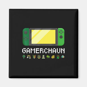 Irish Video Game Controller Leprechaun Boys St Pat Magnet