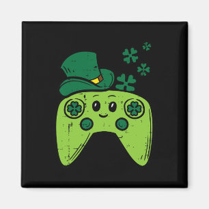 Irish Video Game Controller St Patrick Day Gamer B Magnet