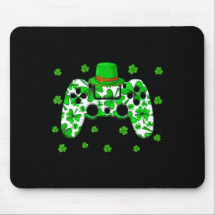 Irish Video Game Controller St Patricks Day Gamer  Mouse Mat