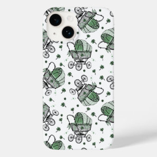 Irish Vintage Baby Carriage Mother to Be Case-Mate iPhone 14 Case