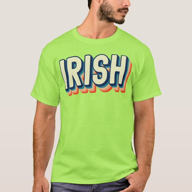 Irish Vintage  T-Shirt (Front)