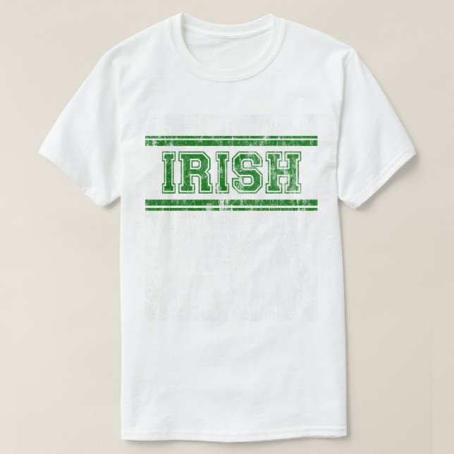 Irish Vintage Varsity DS T-Shirt (Design Front)