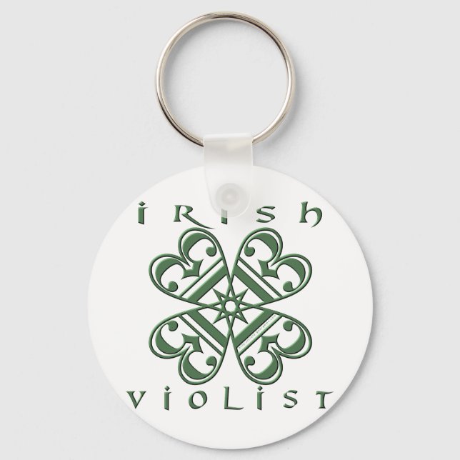 Irish Violist Key Ring (Front)