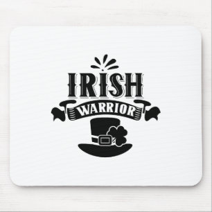 Irish Warrior St. Patricks Day Ireland Leprechaun Mouse Mat