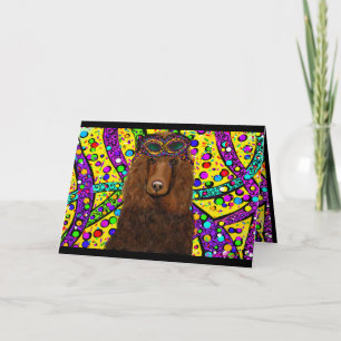 Irish Water Spaniel Card