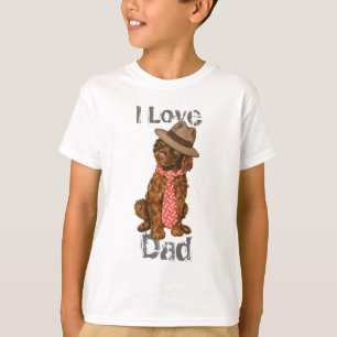 Irish Water Spaniel Dad T-Shirt