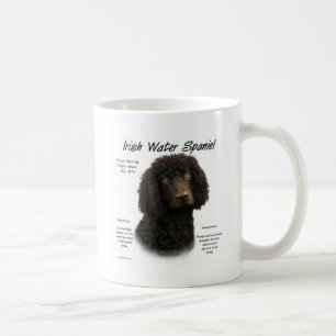 Irish Water Spaniel History Design Coffee Mug
