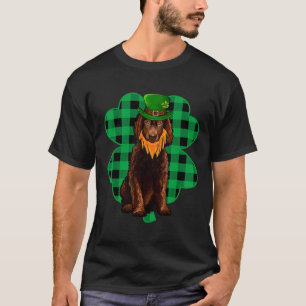 Irish Water Spaniel Leprechaun St Patricks Day Luc T-Shirt