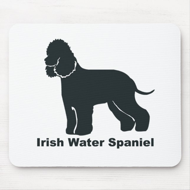 Irish Water Spaniel Mouse Mat (Front)