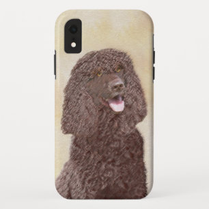 Irish Water Spaniel Painting - Original Dog Art iPhone XR Case