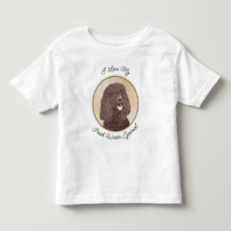 Irish Water Spaniel Painting - Original Dog Art Toddler T-Shirt