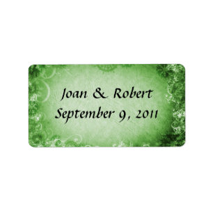 Irish Wedding Favour Labels