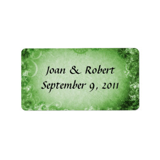 Irish Wedding Favour Labels