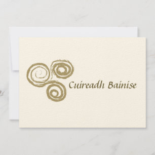 Irish Wedding Invitation