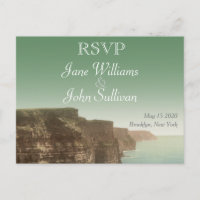 Irish Wedding Theme Cliffs of Moher RSVP