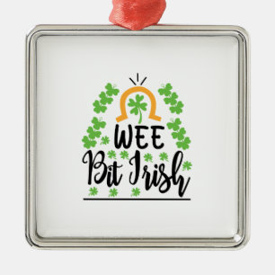 Irish Wee Bit Irish Metal Tree Decoration