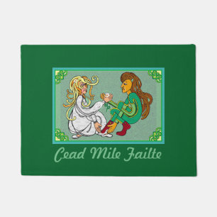 Irish welcome doormat