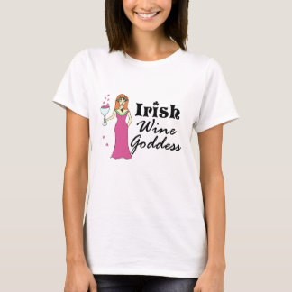"Irish Wine Goddess" St. Patrick's Day T-Shirt