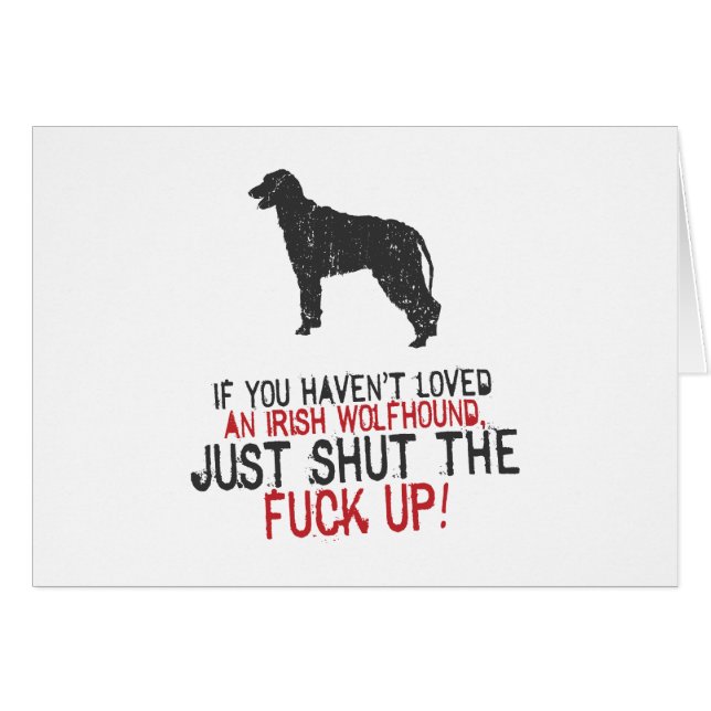 Irish Wolfhound (Front Horizontal)