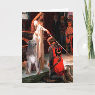 Irish Wolfhound 1 - The Accolade Card