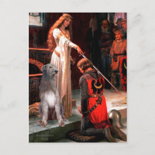 Irish Wolfhound 1 - The Accolade Postcard