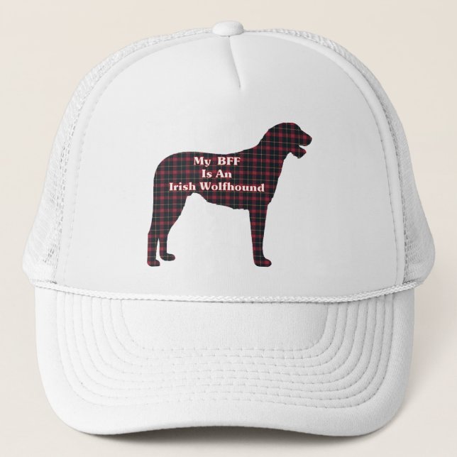Irish Wolfhound BFF Hat (Front)