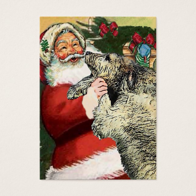 Irish Wolfhound Christmas Gifts (Front)