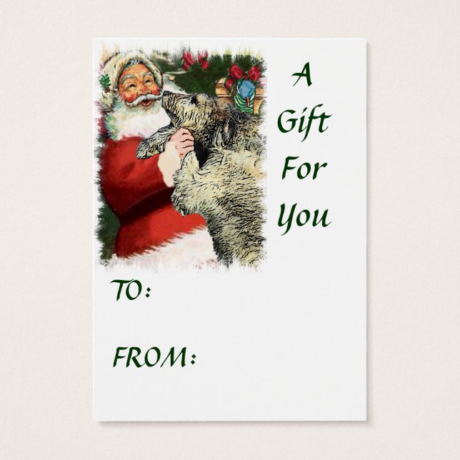 Irish Wolfhound Christmas Gifts (Back)