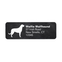 Irish Wolfhound Dog Breed Silhouette