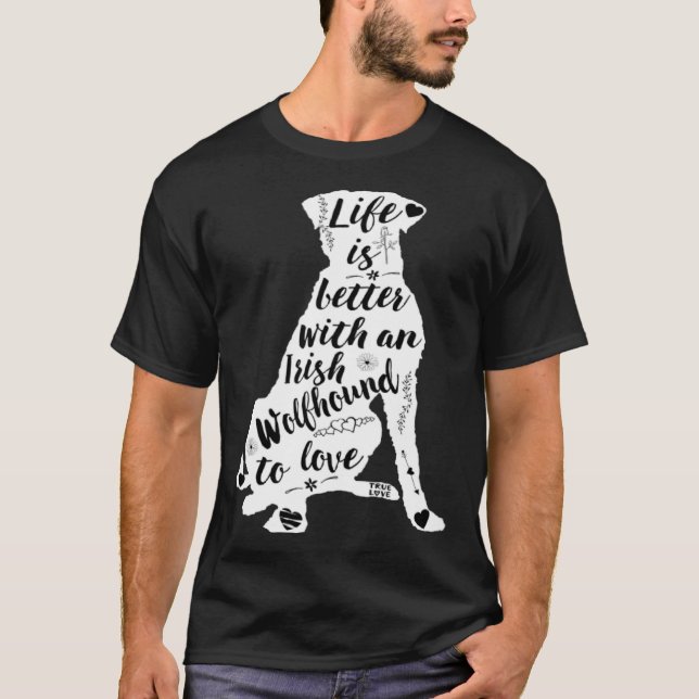 Irish Wolfhound Dog for Irish Wolfhound Dog T-Shirt (Front)