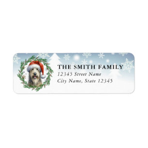 Irish Wolfhound Dog Return Address Label
