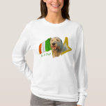 Irish Wolfhound Erin Go Bragh T-Shirt<br><div class="desc">Irish Wolfhound,  Irish Flag and Harp along with Gaelic phrase "Erin Go Bragh" Ireland Forever</div>