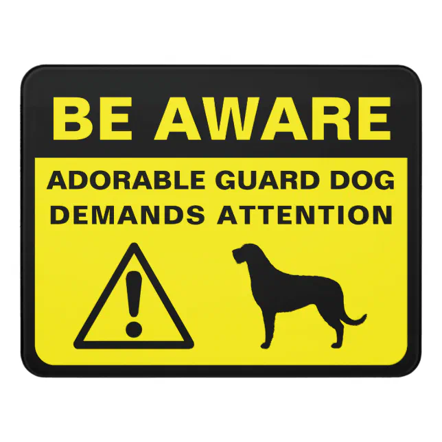 Funny dog best sale warning signs