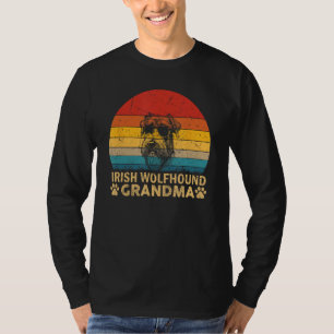Irish Wolfhound Grandma Dog Lover Gifts For Women T-Shirt