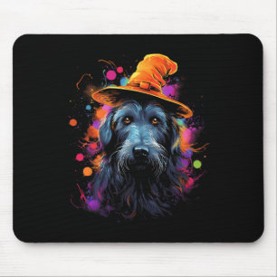 Irish wolfhound Halloween dog pet dog  Mouse Mat