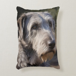 Irish Wolfhound I Am Not Amused, Decorative Cushion
