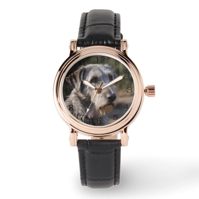Irish Wolfhound I Am Not Amused, Ladies Watch (Front)